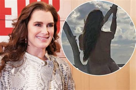 Brooke Shields shares stunning nude photo in honour of Earth。